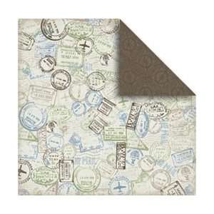  Pack Your Bags Double Sided Paper 12X12 Postcards (20 