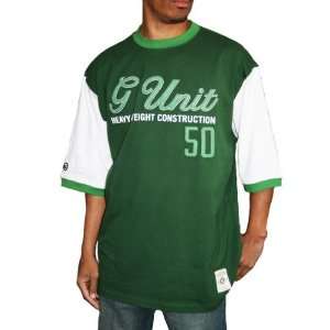  G Unit Heavy Weight T Shirt, Green, 2XL 