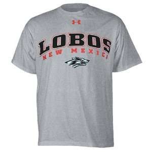  New Mexico Lobos Gamechanger T Shirt (Grey): Sports 