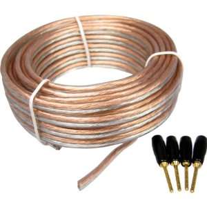   12 Gauge Speaker Wire with Pins (Custom Installation): Office Products