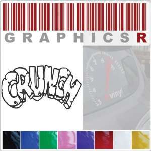 Sticker Decal Graphic   Sound Effect Funny Comic Strip Style CRUNCH 