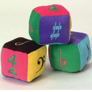  Music Symbols Cubes   Music Game: Toys & Games