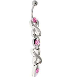 Passion Pink Topnotch Gem Dangle Gelly Ring: Jewelry