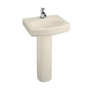 Kohler K 2015 4 47 Pinoir Pedestal Lavatory with 4 Centers, Almond