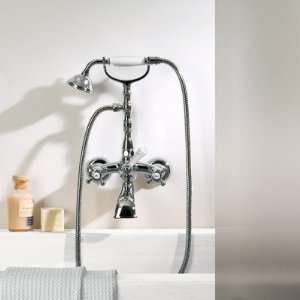  Belinda Lux Model Bath Shower Faucet Kit Finish: Old 