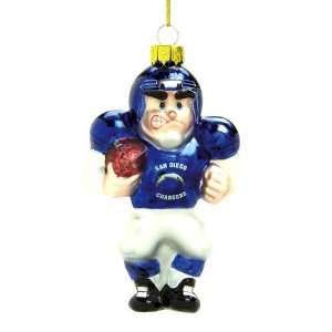  Chargers NFL Glass Player Ornament 4 inches Caucasian: Everything Else