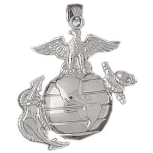   Sterling Silver Pendant Military Inspired: CleverSilver: Jewelry