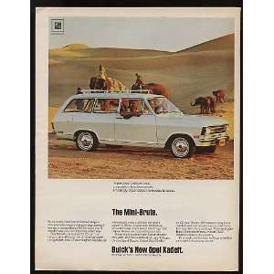  1968 Buick Opel Kadett Deluxe Wagon Print Ad (10331)