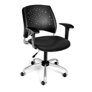  Swivel Chair and Stool with Arms Navy 326 AA3 2203