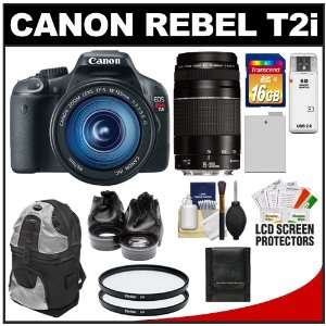 Canon EOS Rebel T2i 18.0 MP Digital SLR Camera Body & EF S 18 135mm IS 