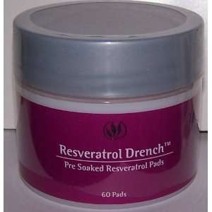   SKIN CARE RESVERATROL DRENCH PRE SOAKED PADS 60 PADS: Everything Else