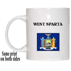  US State Flag   WEST SPARTA, New York (NY) Mug: Everything 