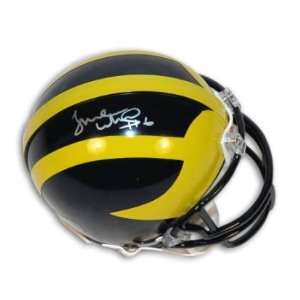  Tyrone Wheatley Signed Michigan Mini Helmet Everything 