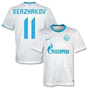 2011 Zenit St. Petersburg Away Jersey + Kerzhakov 11 (Europa League 