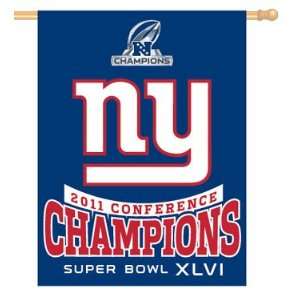 New York Giants 2012 NFC Champs Going to Super Bowl XLVI Flag or 