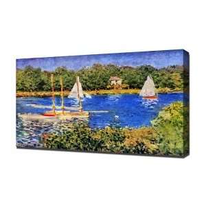 Claude Monet 0016   Canvas Art   Framed Size 24x36   Ready To Hang