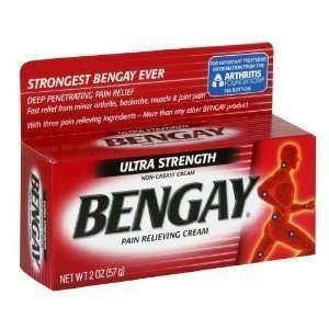  Bengay Pain Relief Cream 2 oz.: Health & Personal Care