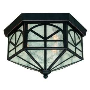   Iron 3 Light Outdoor Ceiling Fixture from the Manches