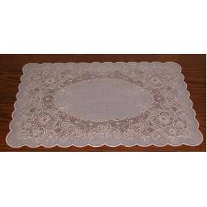    Vinyl Placemats, Beige, Set of 8, 12x18 Inches