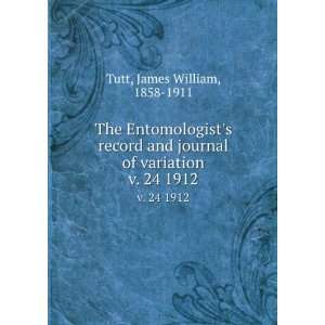  The Entomologists record and journal of variation. v. 24 