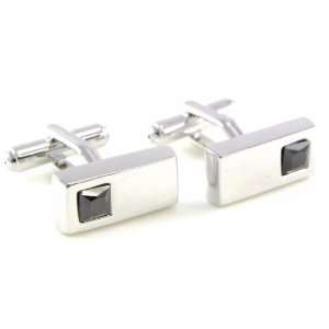  Cufflinks Eclat silver plated grey. Jewelry