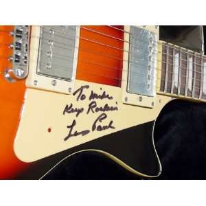 Les Paul Signed Guitar & Case Personalized TO MIKE KEEP ROCKIN!