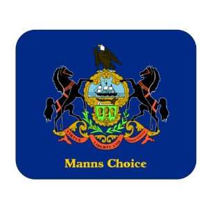  US State Flag   Manns Choice , Pennsylvania (PA) Mouse Pad 