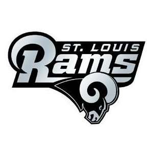  St. Louis Rams Silver Auto Emblem: Sports & Outdoors