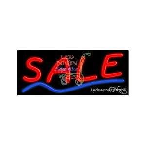 Sale Neon Sign 13 inch tall x 32 inch wide x 3.5 inch Deep inch deep 