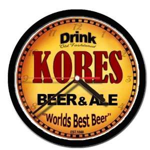  KORES beer and ale cerveza wall clock: Everything Else