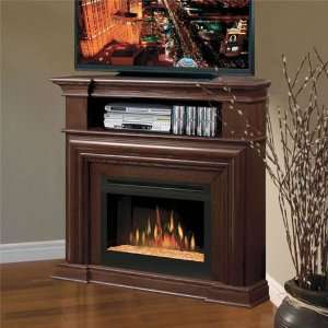 Montgomery Nutmeg Electric Fireplace with Glass Ember BedDimplex GDS25 