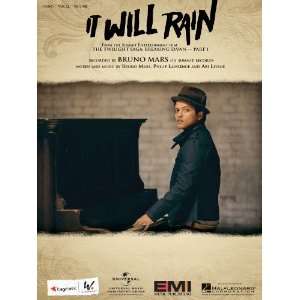  Bruno Mars   It Will Rain (Piano/Vocal) Sheet Music 
