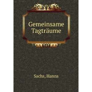  Gemeinsame TagtrÃ¤ume Hanns Sachs Books