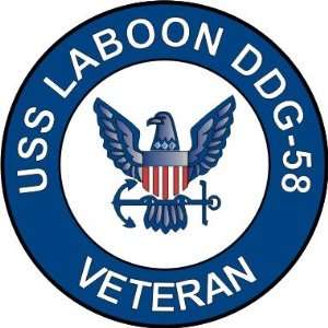  US Navy USS Laboon DDG 58 Ship Veteran Decal Sticker 3.8 