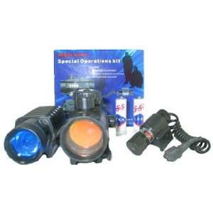 Nighttime Special Ops Kit (Laser, Tactical Light, Scope) Airsoft Gun 