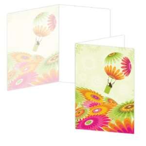 ECOeverywhere Spring Flight Boxed Card Set, 12 Cards and Envelopes, 4 
