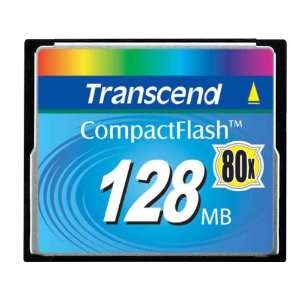 TRANSCEND INFORMATION Transcend 128MB 80x Compact Flash 