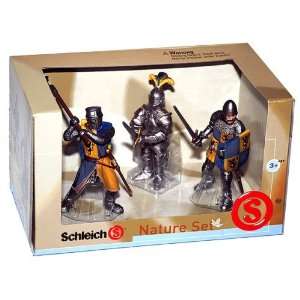  SCHLEICH NATURE SET BLUE AND YELLOW ACTION FIGURES: Toys 