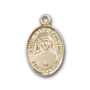  12K Gold Filled St. Maria Faustina Medal: Jewelry