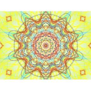 Art by Seala Pinwheels In The Sun Crayon on paper, Kaleidoscope 
