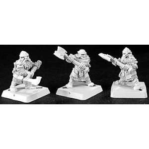    Warlord Dwarves w/ 2 Handed Weapons (3) RPR 14120 Toys & Games