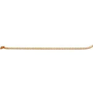  14K Gold 3mm Open Concave Curb Chain 16 Jewelry