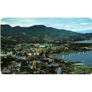  1970s Vintage Postcard Panoramic View of Acapulco Mexico 