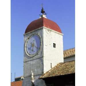  The Clock Tower on 15th Century Town Hall, Trogir, UNESCO 