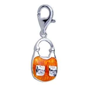 Amore Lavita(tm) Hobo Purse 925 Sterling Silver Lobster Clasp Charm 