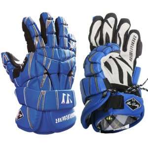  Warrior MacDaddy 3 Royal Blue L Lacrosse Gloves: Sports 