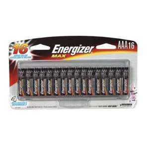   16 x 4 Energizer Max Alkaline Batteries (E92BP 16H)