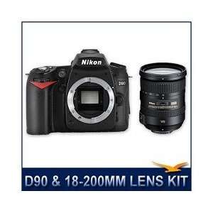  Nikon D90 SLR Digital Camera, 12.3 Megapixel, DX Format 