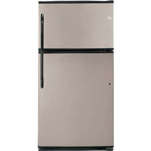  GE: GTL21KBXBS 21 cu. ft. Top Freezer Refrigerator with 4 Spill 