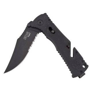 SOG Specialty Knives & Tools TF 1 Trident, Black TiNi by SOG Specialty 